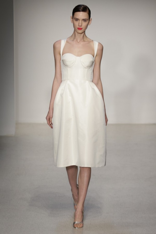 amsale short bridal 2013